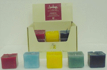 Aromatherapy Essential Oils Square Votive Candles
